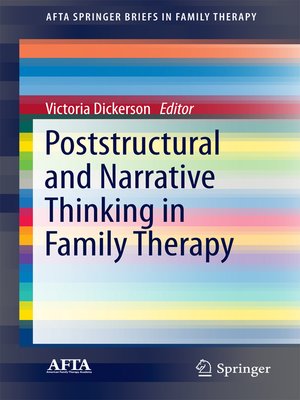cover image of Poststructural and Narrative Thinking in Family Therapy